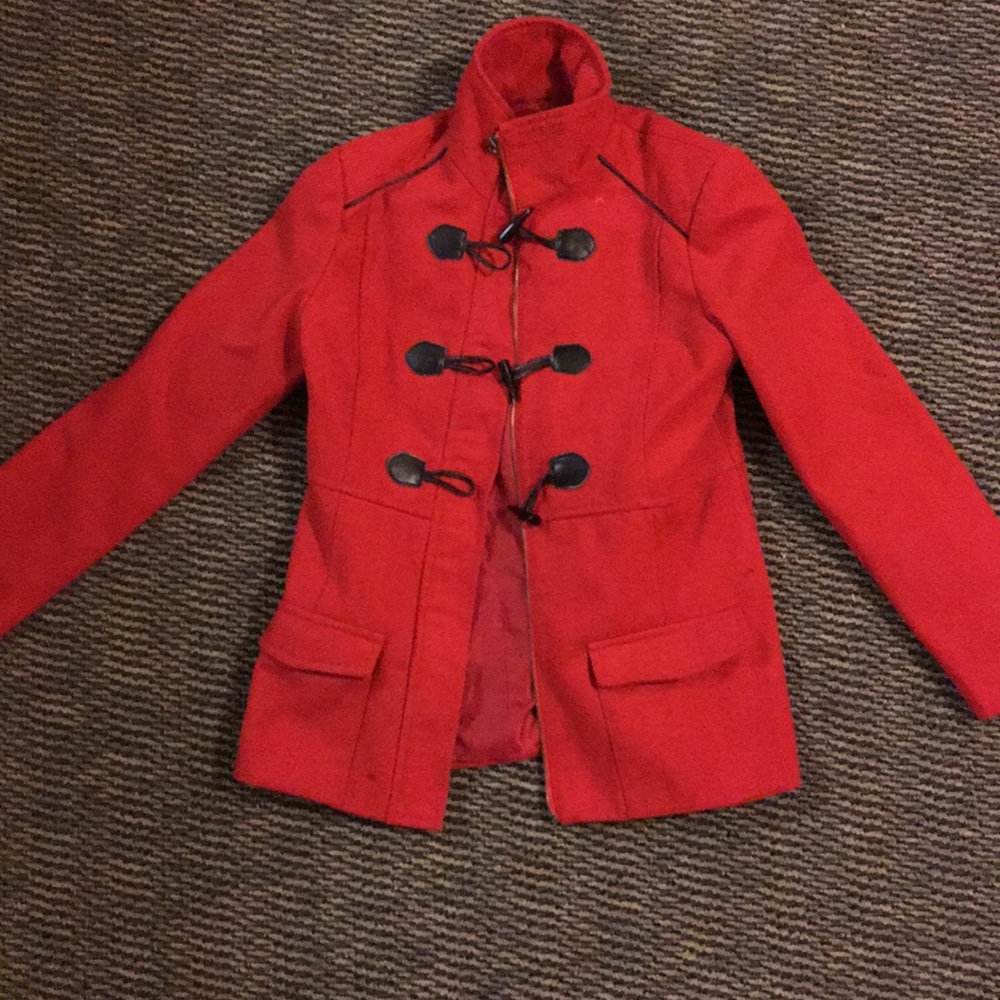 Red Peacoat